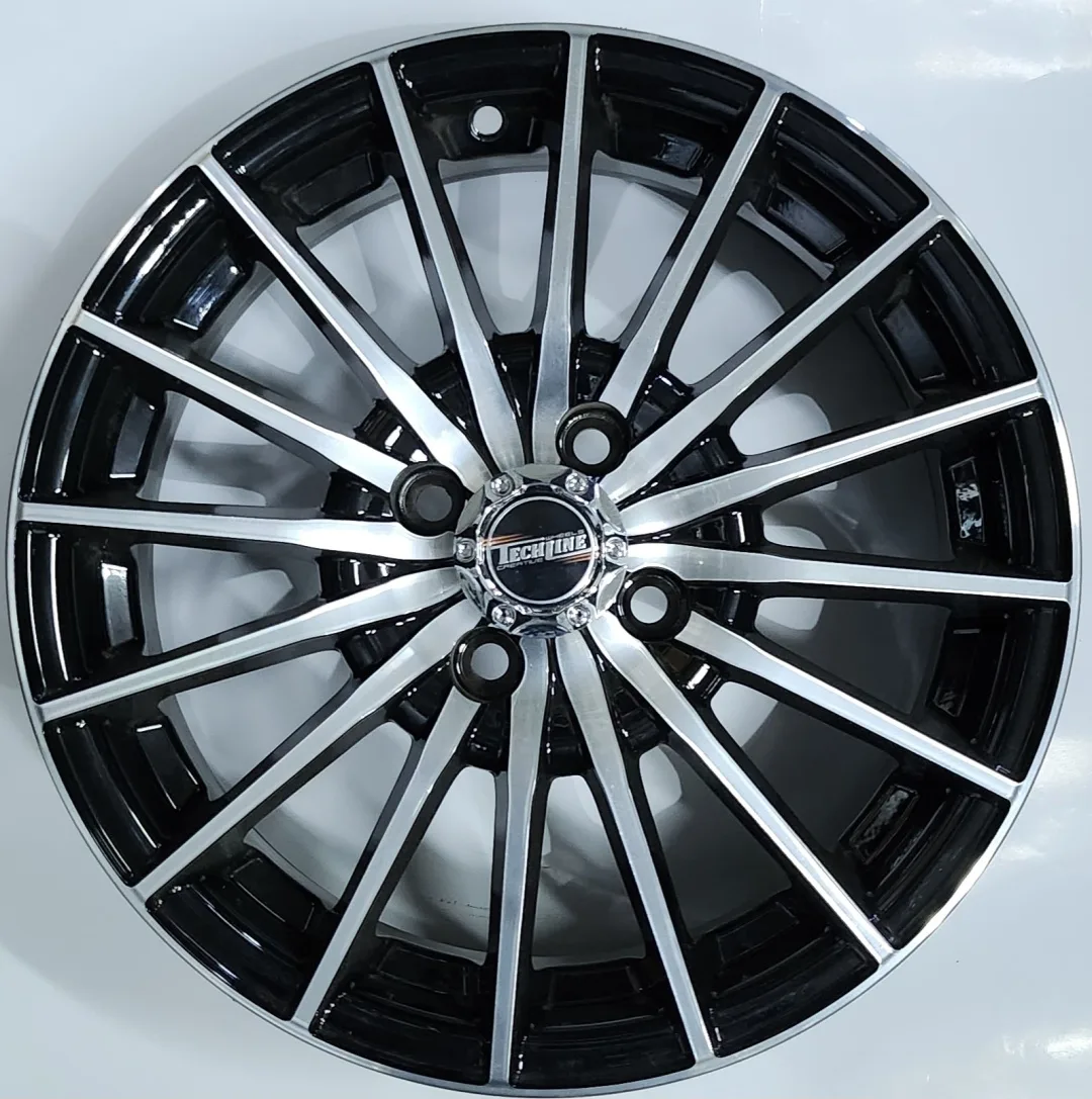 Tech-Line T532 6.5x15/4x98 D58.6 ET35 4 диска черный, серебристый