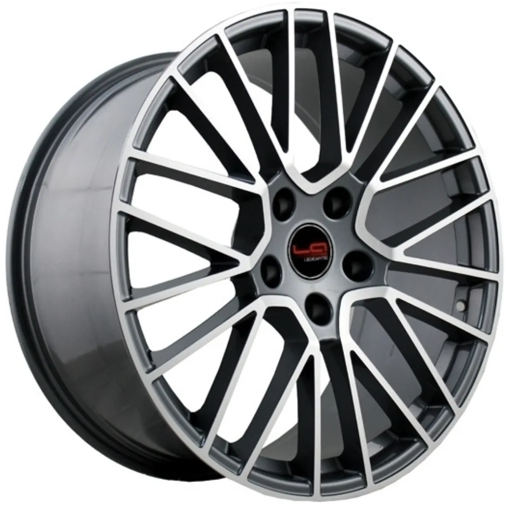 AMG 5763 9.5/11x21/5x130 D71.6 ET46 серый, серебристый