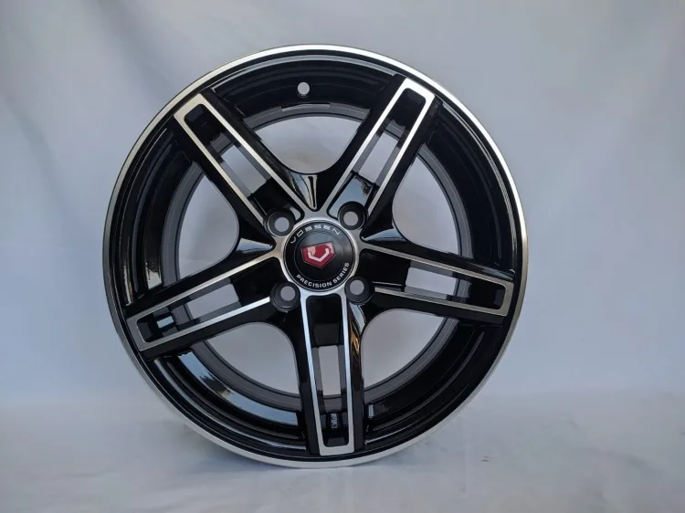 Vossen 111111 6x14/4x100 D67.1 ET30 4 диска черный, серебристый