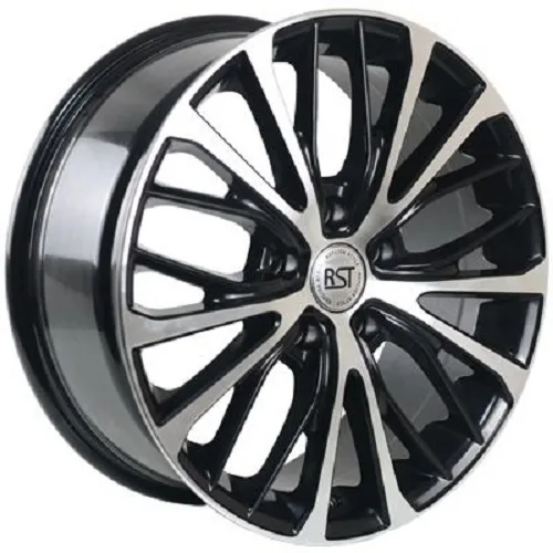 RST R027 7.5x17/5x114.3 D60.1 ET45 черный, серебристый