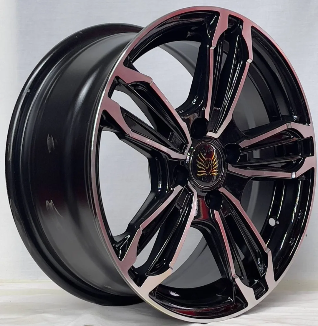 Bai Wheels 2850 6.5x15/4x100 D67.1 ET35 4 диска черный, серебристый