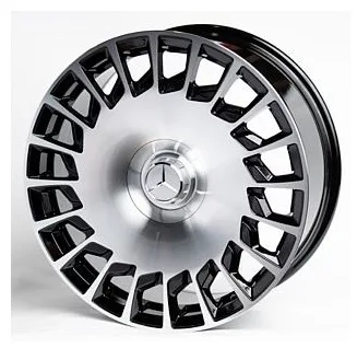 Kipardo 1464 8.5x20/5x112 D66.6 ET35 черный, серебристый