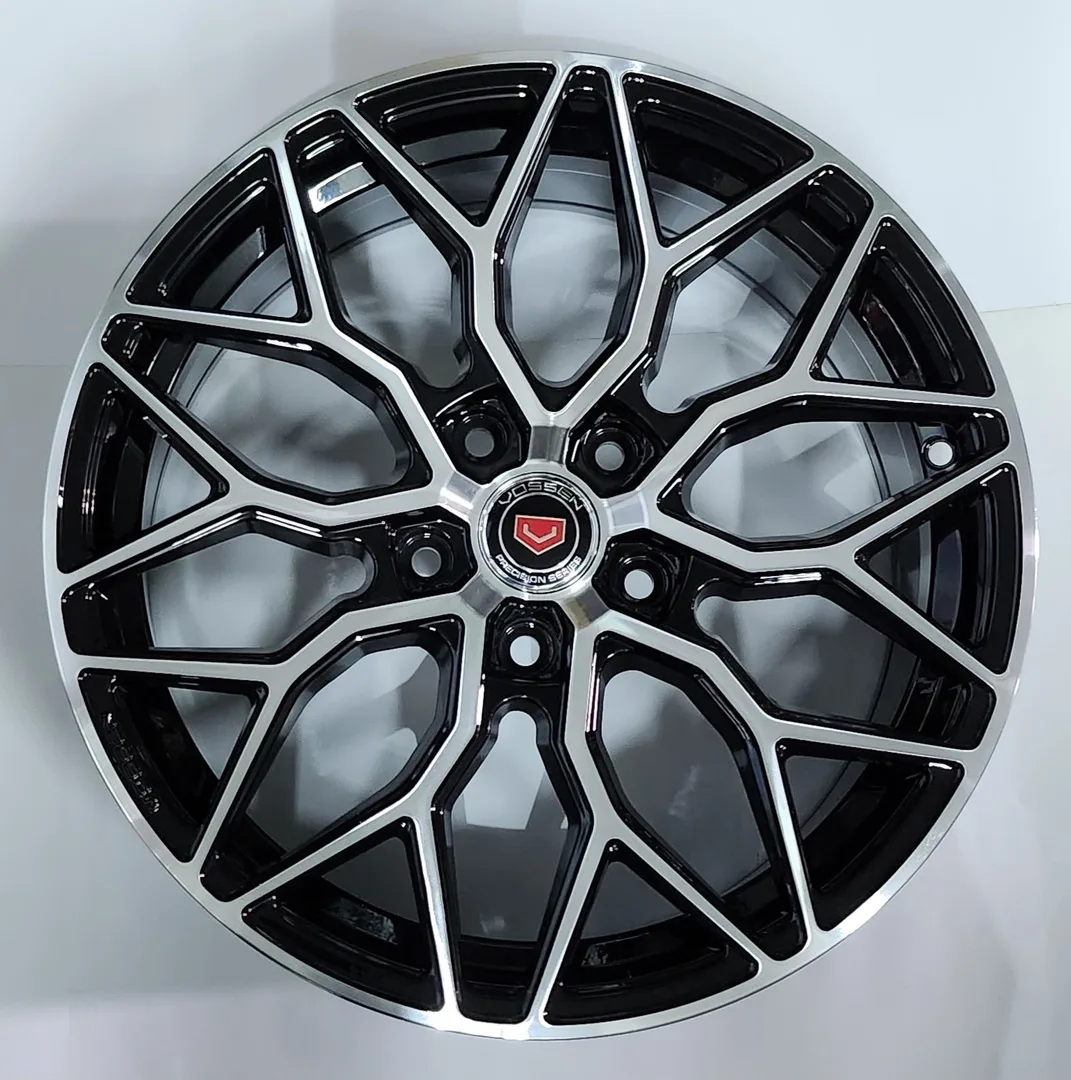 Vossen HF-2 7.5x17/5x114.3 D67.1 ET35 черный, серебристый