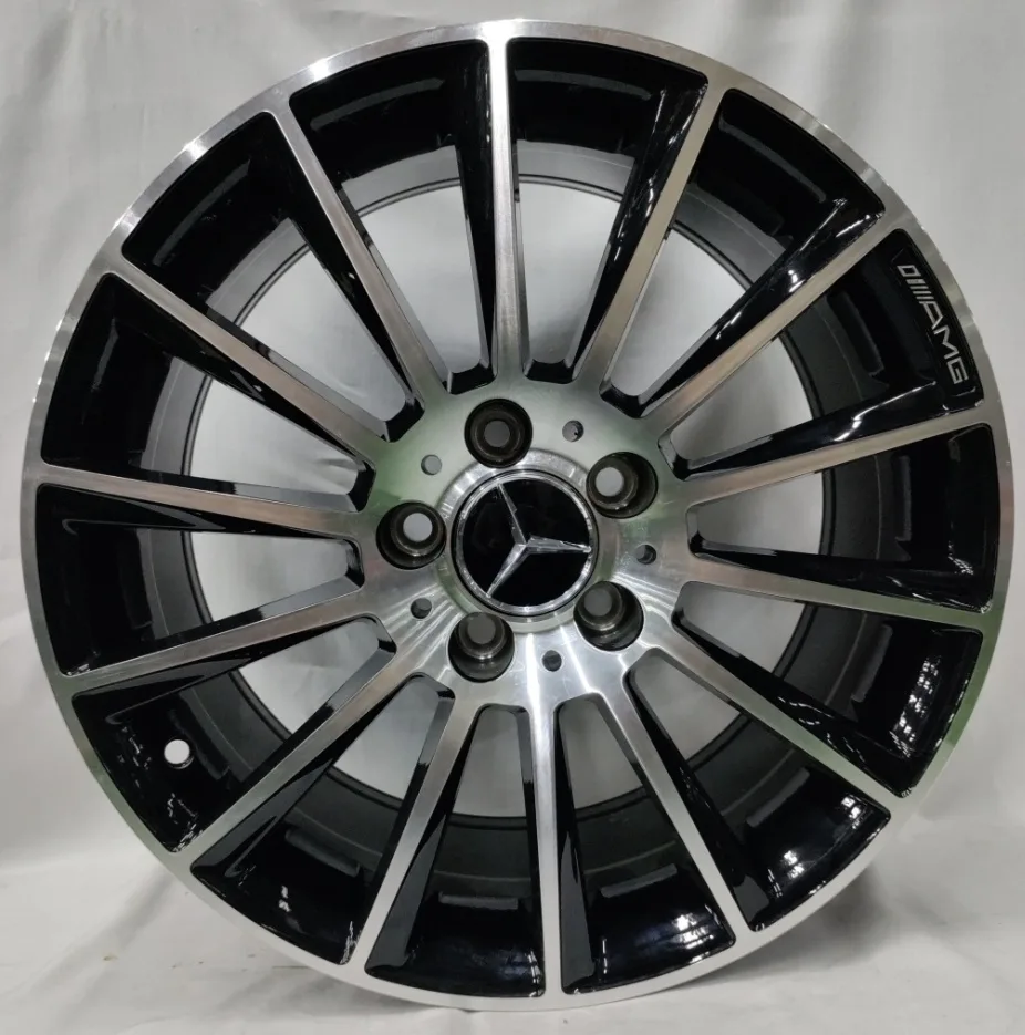 AMG DRS923 8.5x18/5x112 D66.6 ET35 серебристый, черный