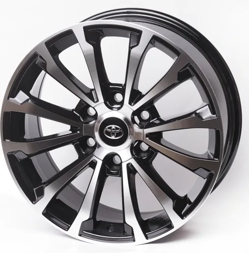Kipardo TY1353 7.5x18/6x139.7 D106.1 ET25 черный, серебристый