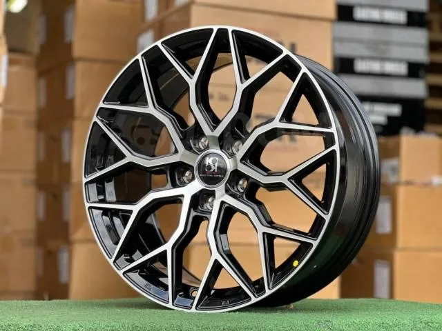 Rainbow Dance VOSSEN 8.5x19/5x108 D65.1 ET35 4 диска черный, серебристый