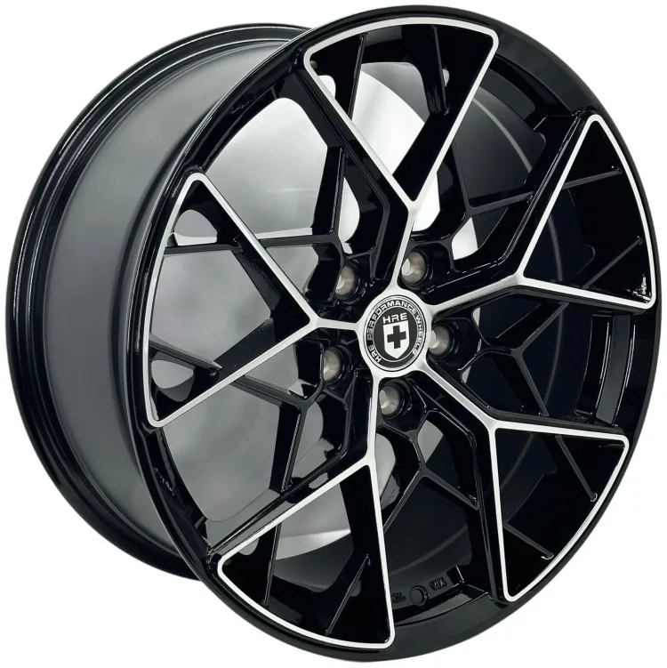 Rainbow Dance HRE 034 7.5x17/5x112 D66.6 ET35 4 диска черный, серебристый