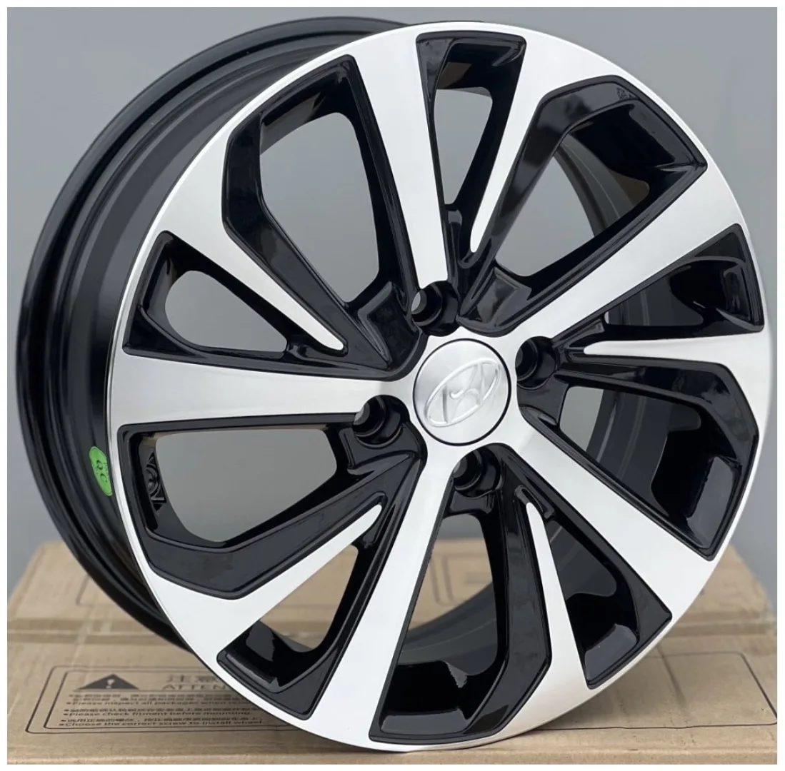 Hyundai T/G 767 6x15/4x100 D54.1 ET45 1 диск черный, серебристый